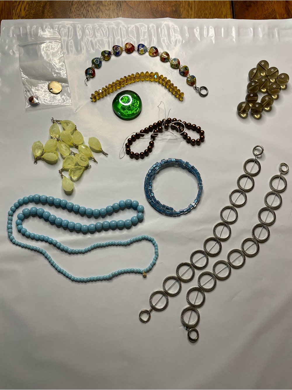 Assorted Blue and Multicolor Bead Sets - Unbranded